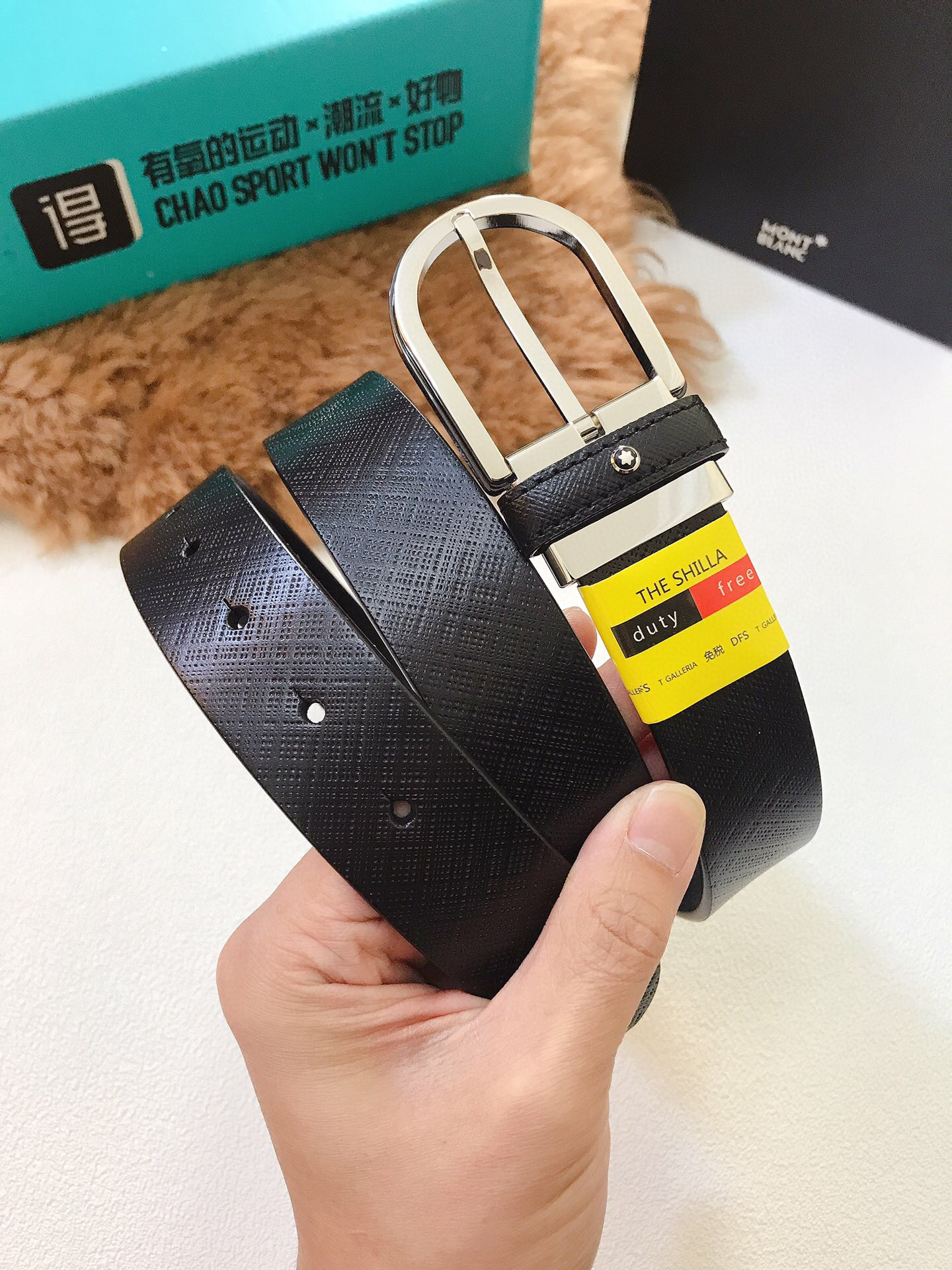 몽블랑 남자 벨트