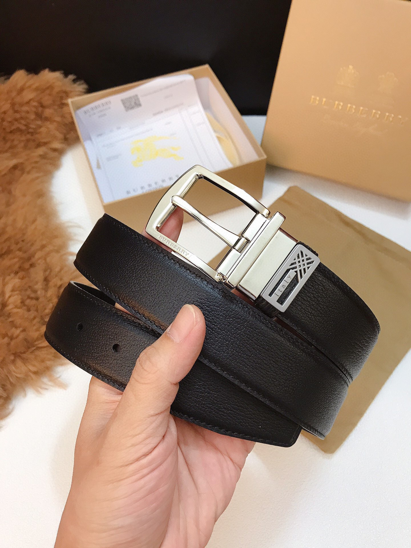 버버리 남자 벨트
