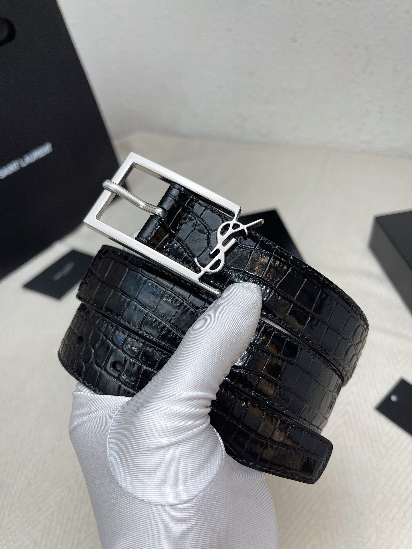 생로랑 여자 벨트