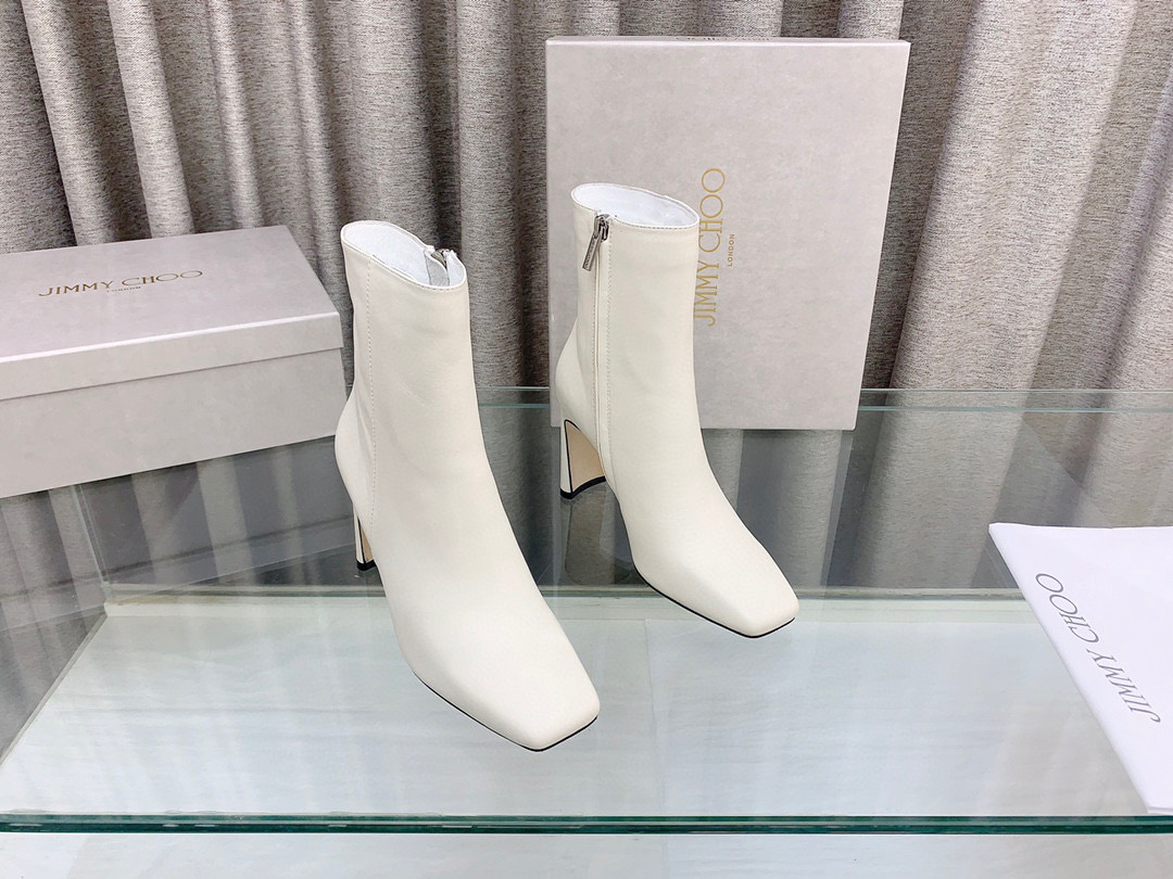 지미추 여자 부츠 힐 8.5cm