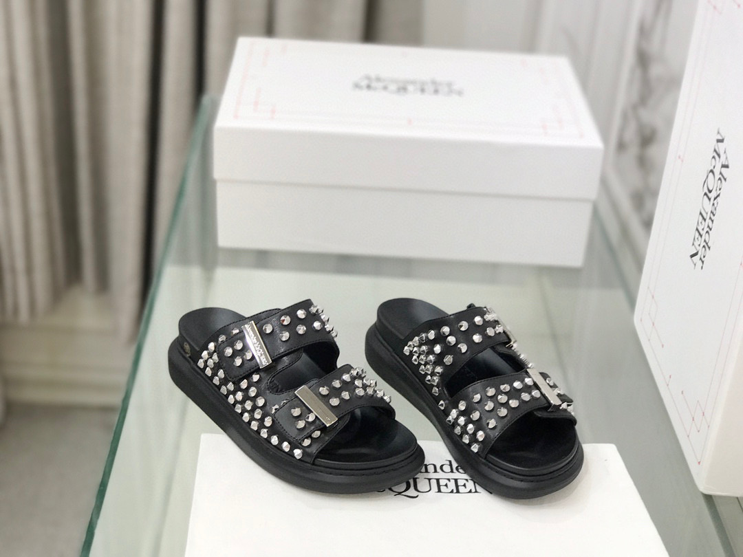 알렉산더 맥퀸 여자 슬리퍼 5cm