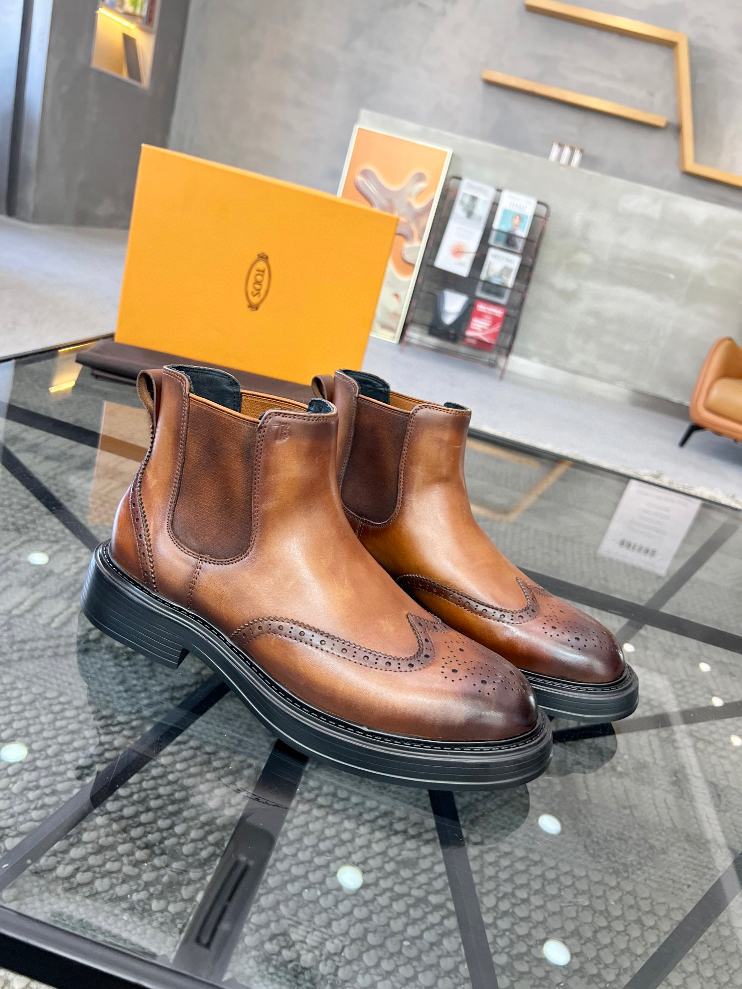 토즈 남자 부츠