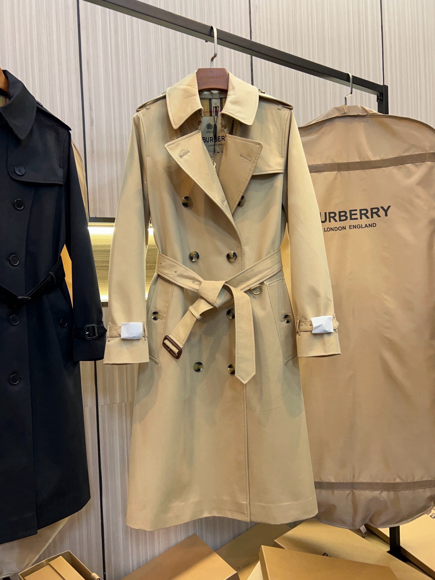 버버리 여자 코트