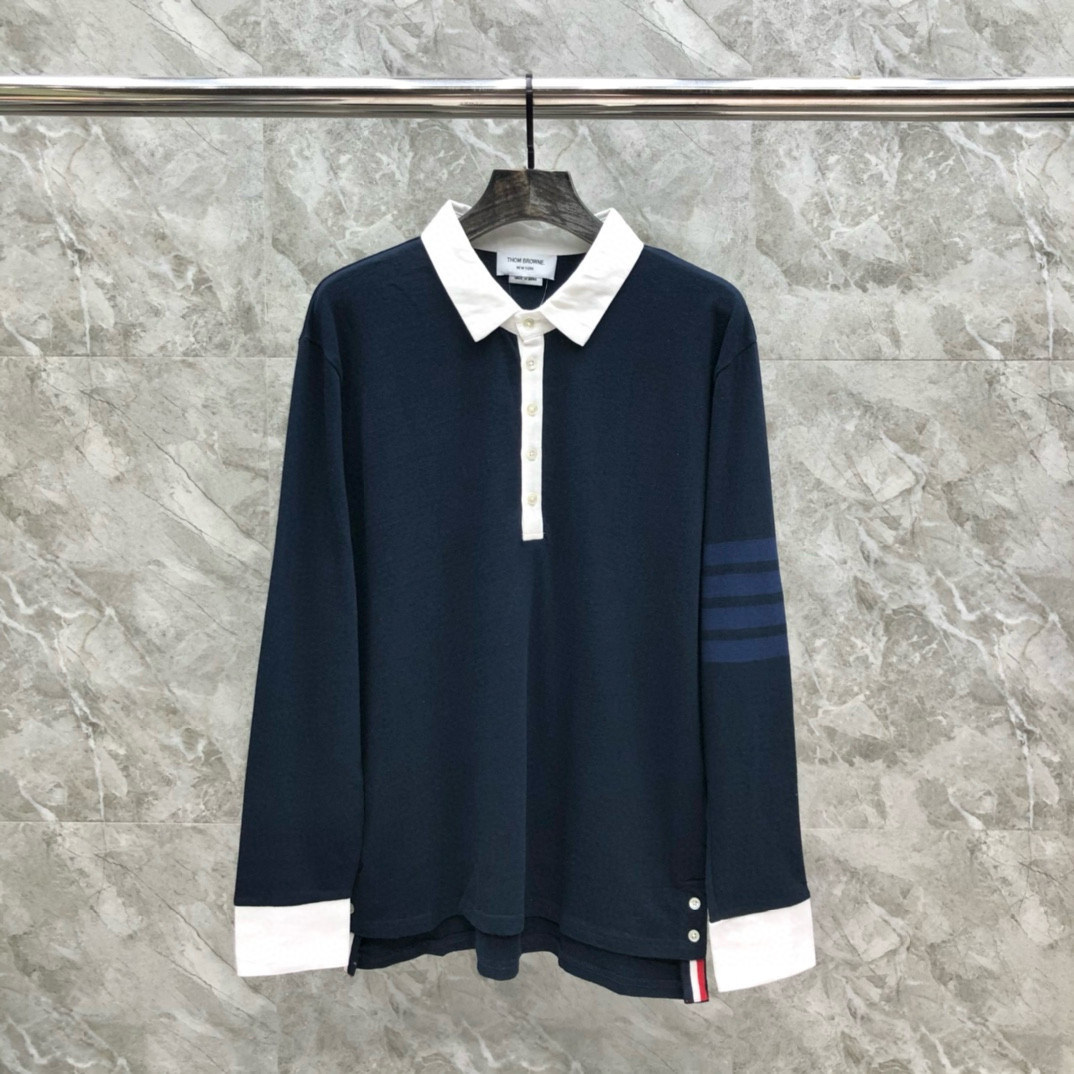 톰브라운 남녀공용 긴팔티셔츠