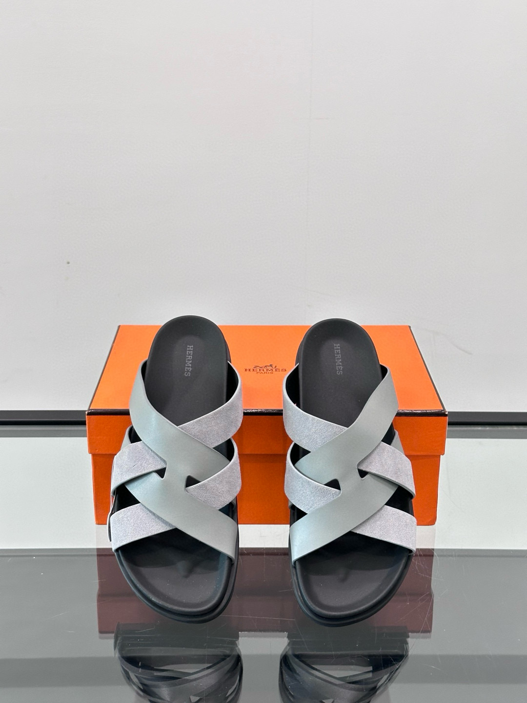 에르메스 남자 슬리퍼