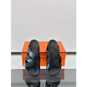 에르메스 남자 슬리퍼