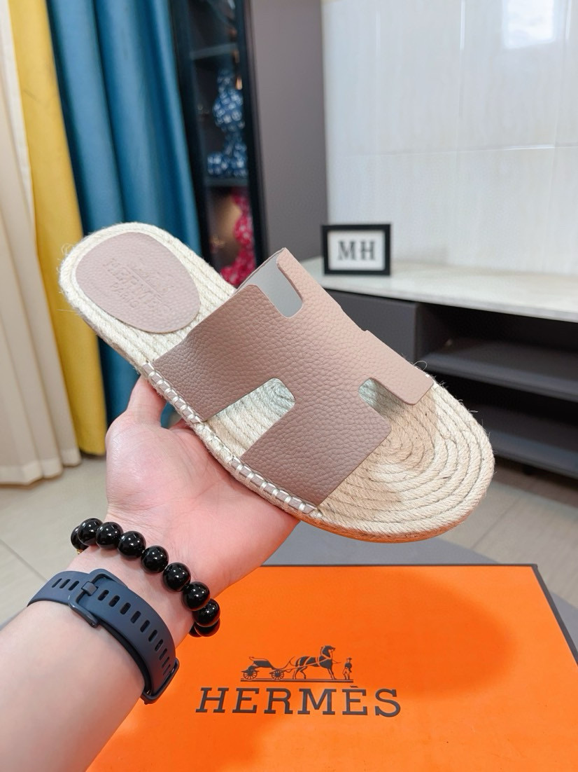 에르메스 남자 슬리퍼