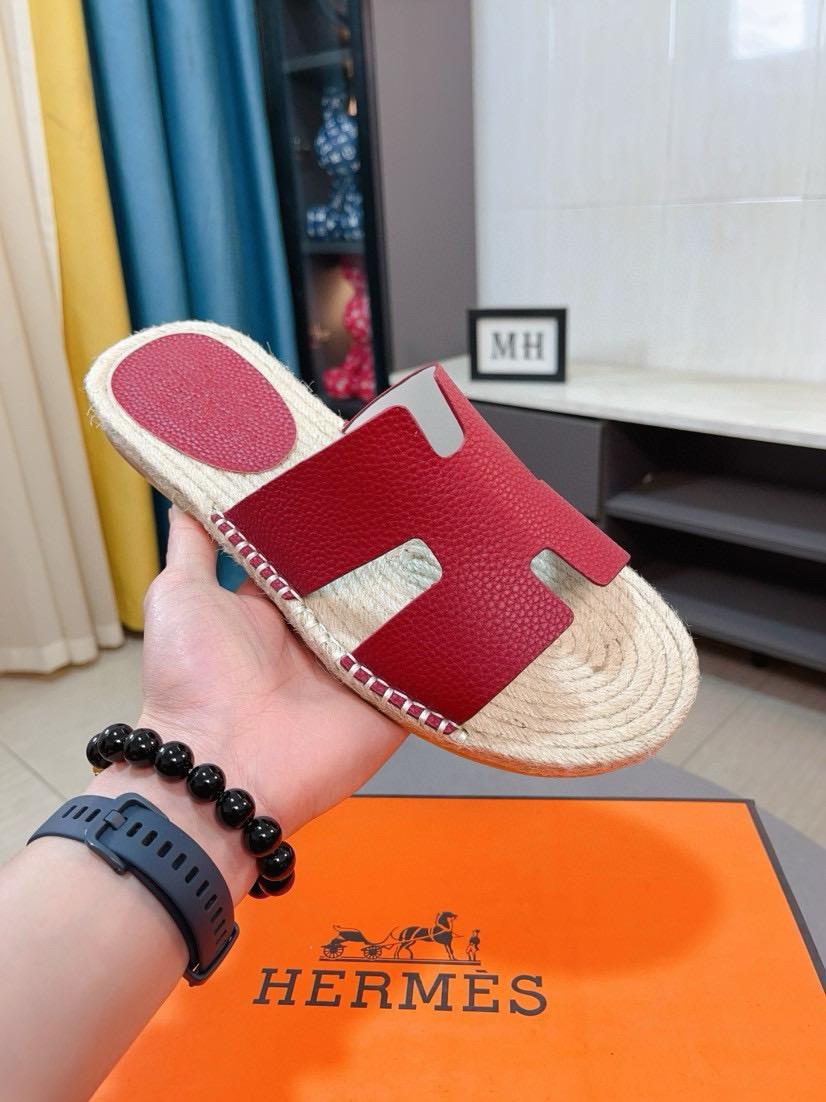 에르메스 남자 슬리퍼