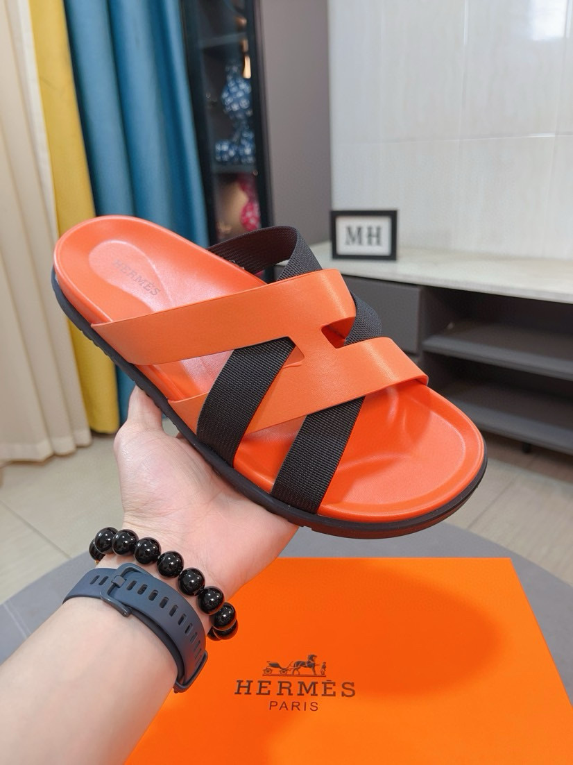 에르메스 남자 슬리퍼
