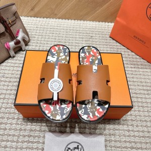 에르메스 남자 슬리퍼