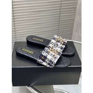 샤넬 여자 슬리퍼