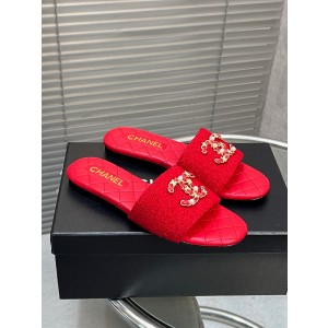 샤넬 여자 슬리퍼