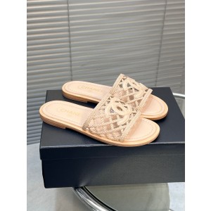 샤넬 여자 슬리퍼