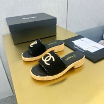 샤넬 여자 슬리퍼 6.5cm