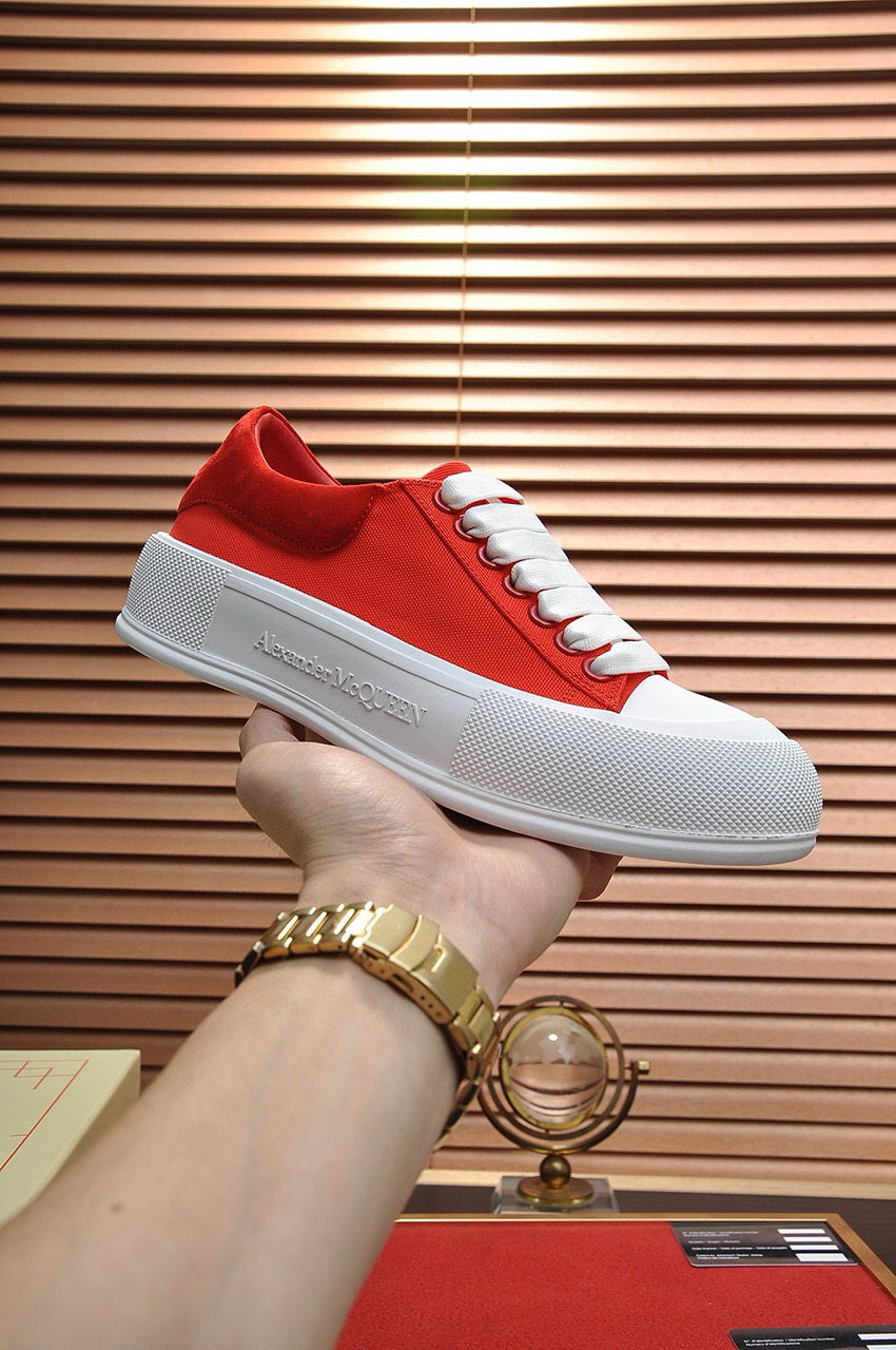 알렉산더 맥퀸 남녀공용 신발 운동화 스니커즈
