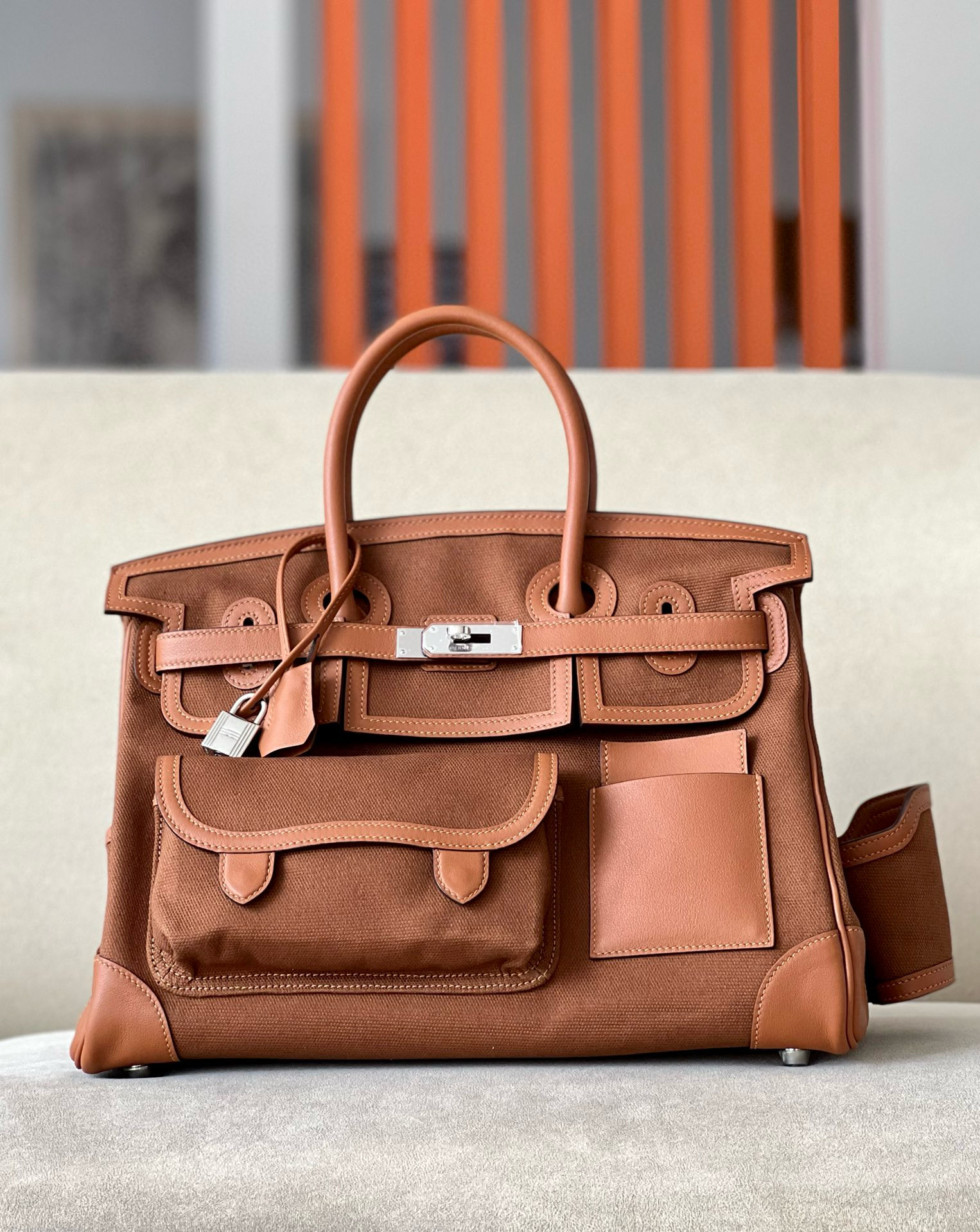 에르메스 35 버킨 카고 남녀공용가방