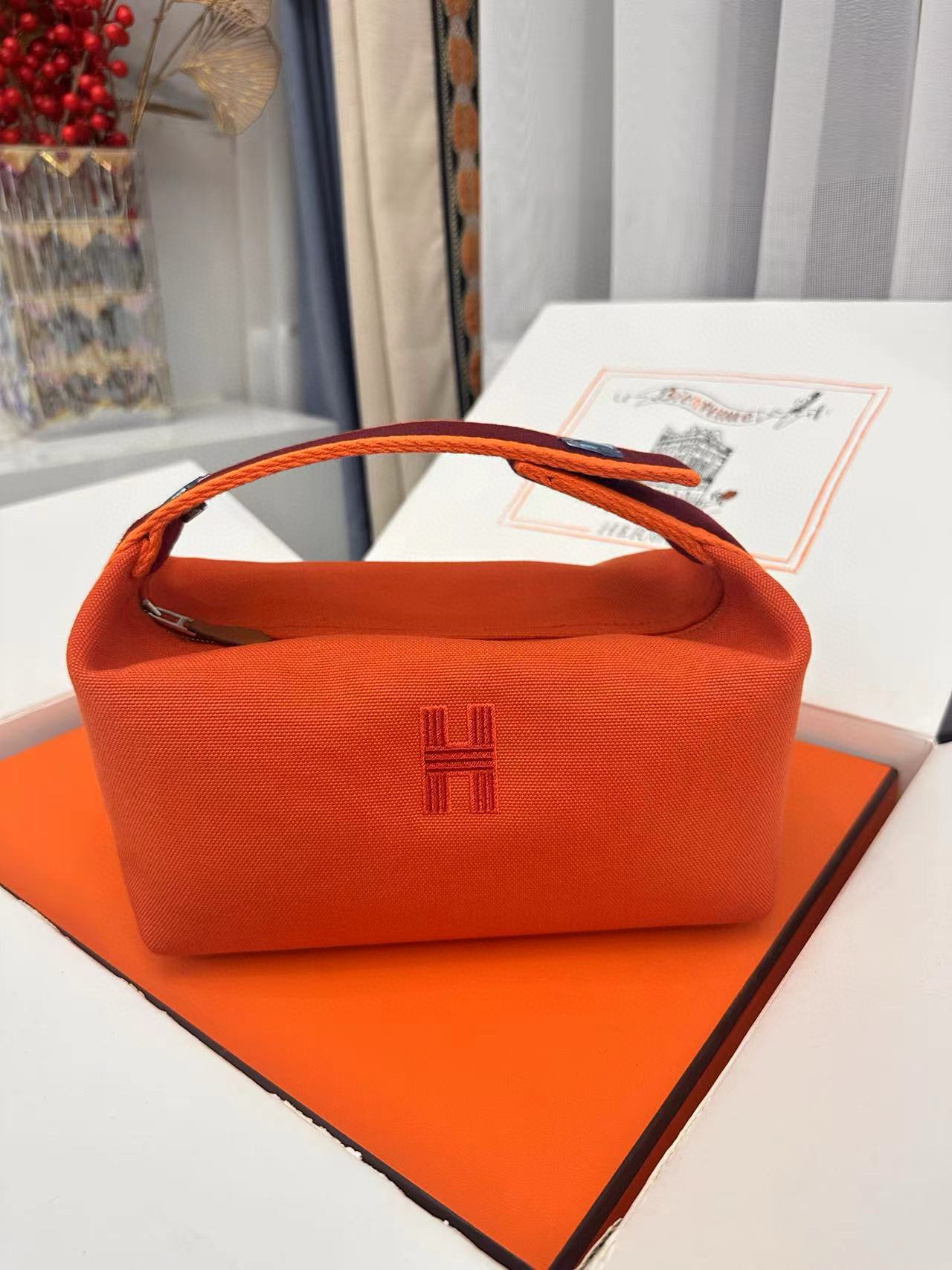 에르메스 브리드 어 브랙 파우치가방