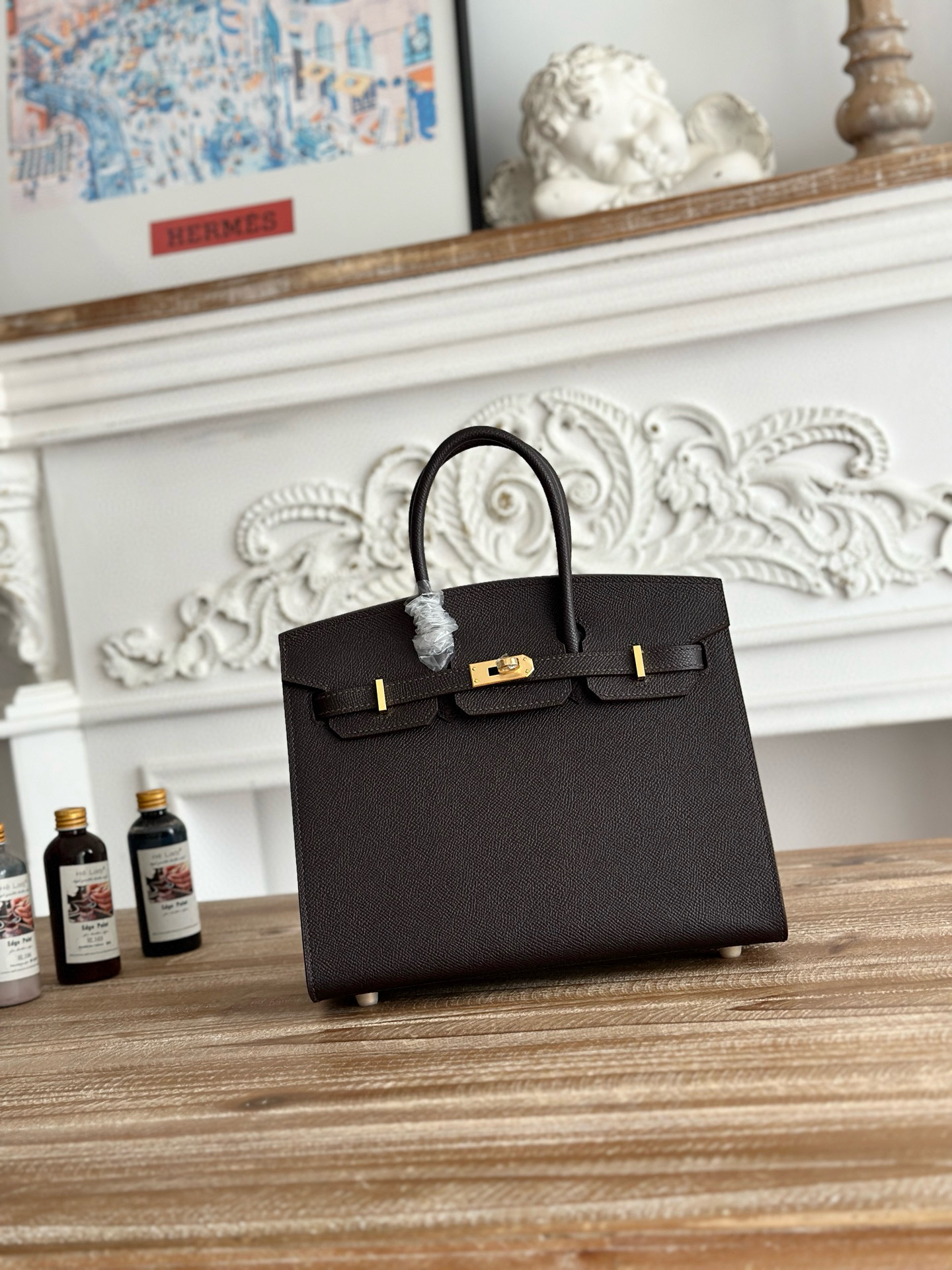 에르메스 버킨백 25 앱송가죽 여자가방