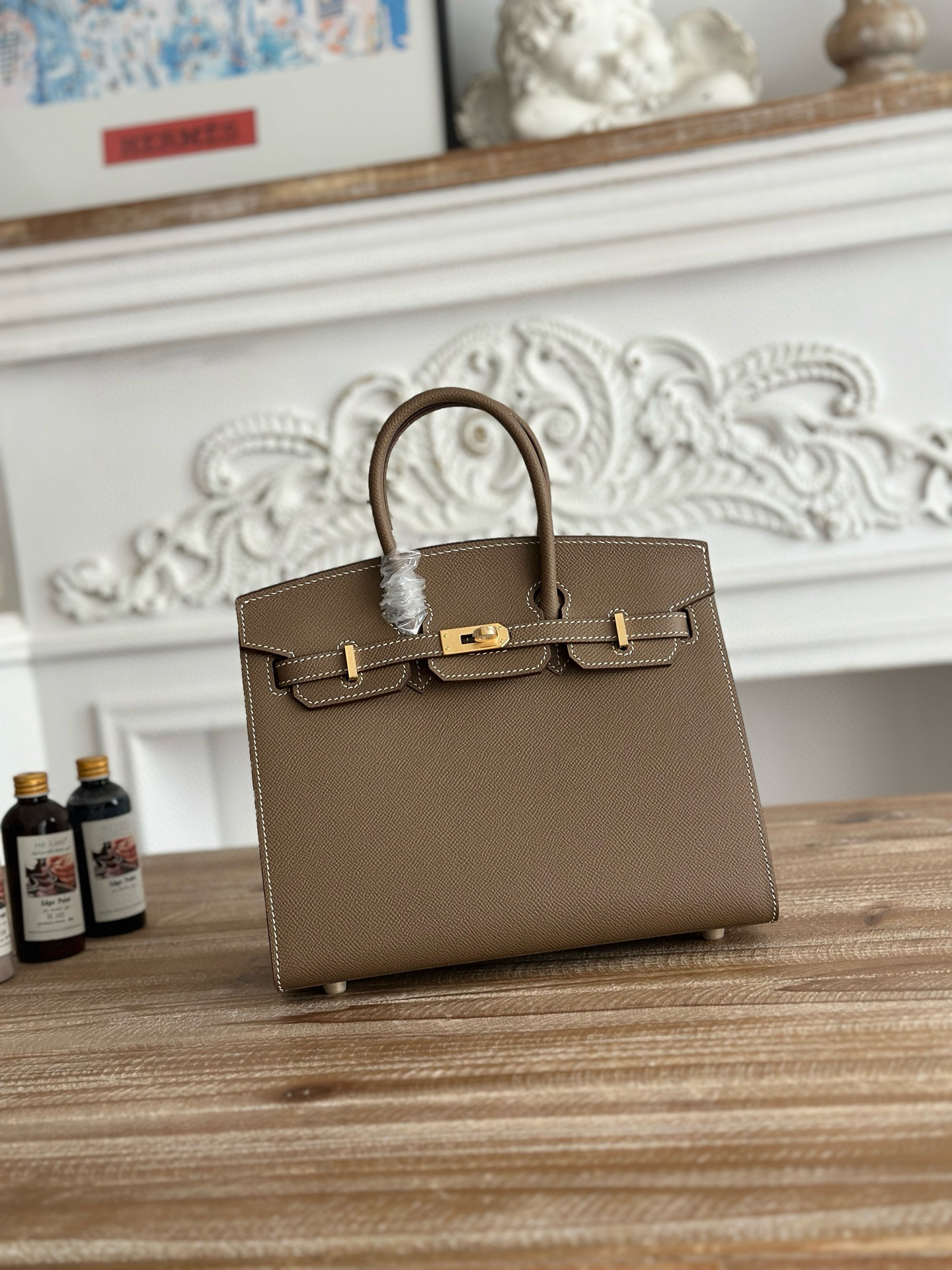 에르메스 버킨백 25 앱송가죽 여자가방