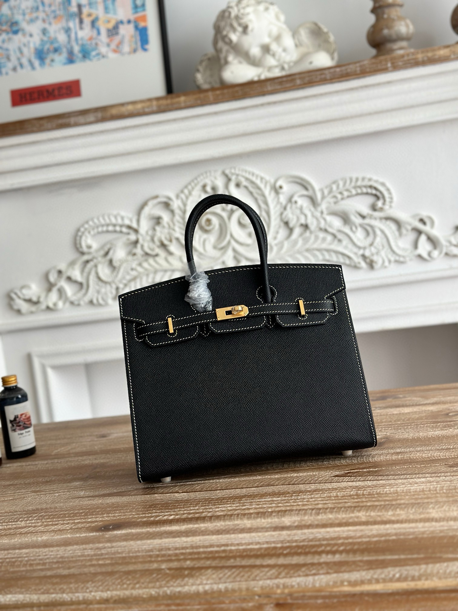 에르메스 버킨백 25 앱송가죽 여자가방