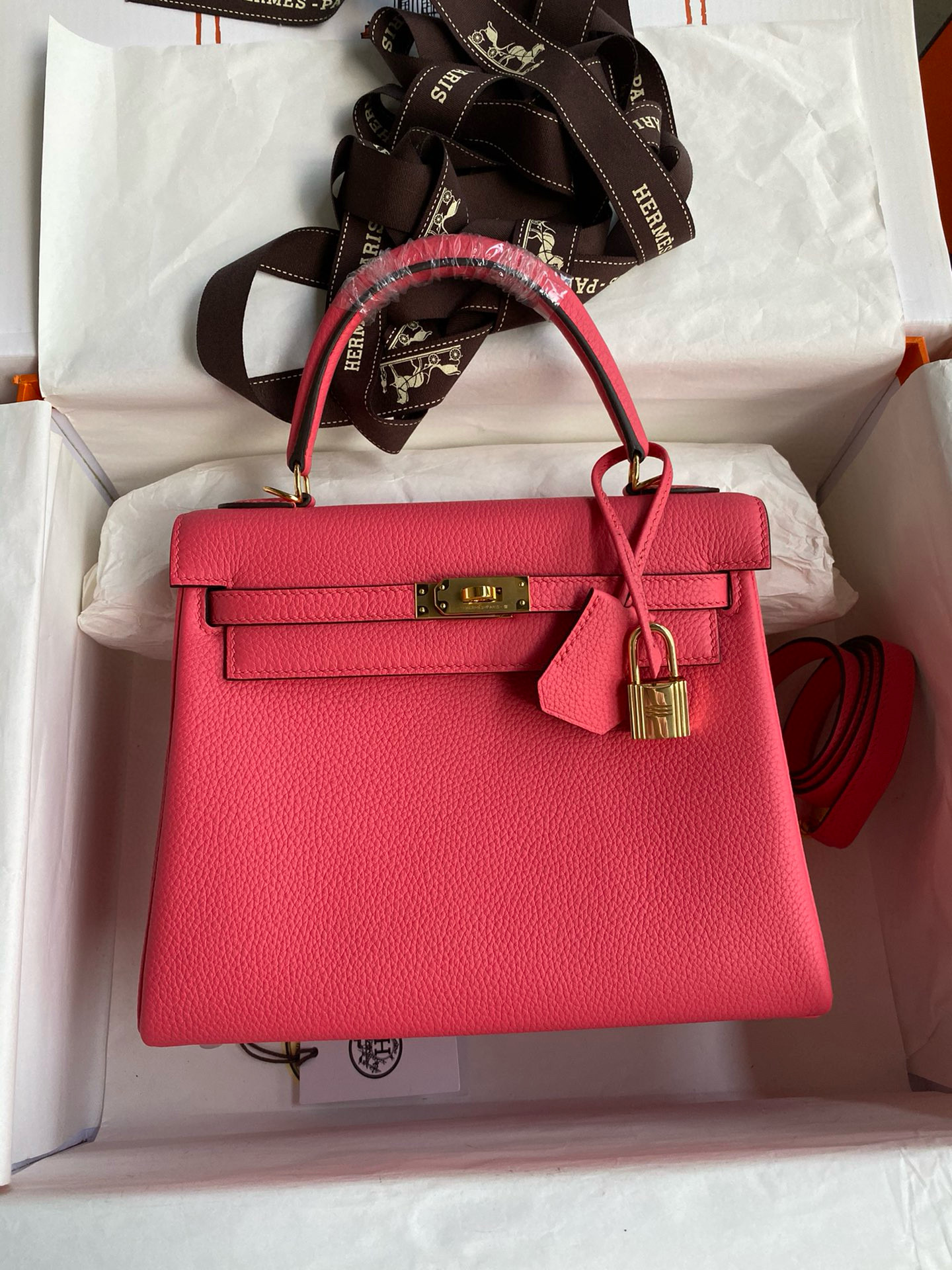 에르메스 켈리 25 토고가죽 여자가방