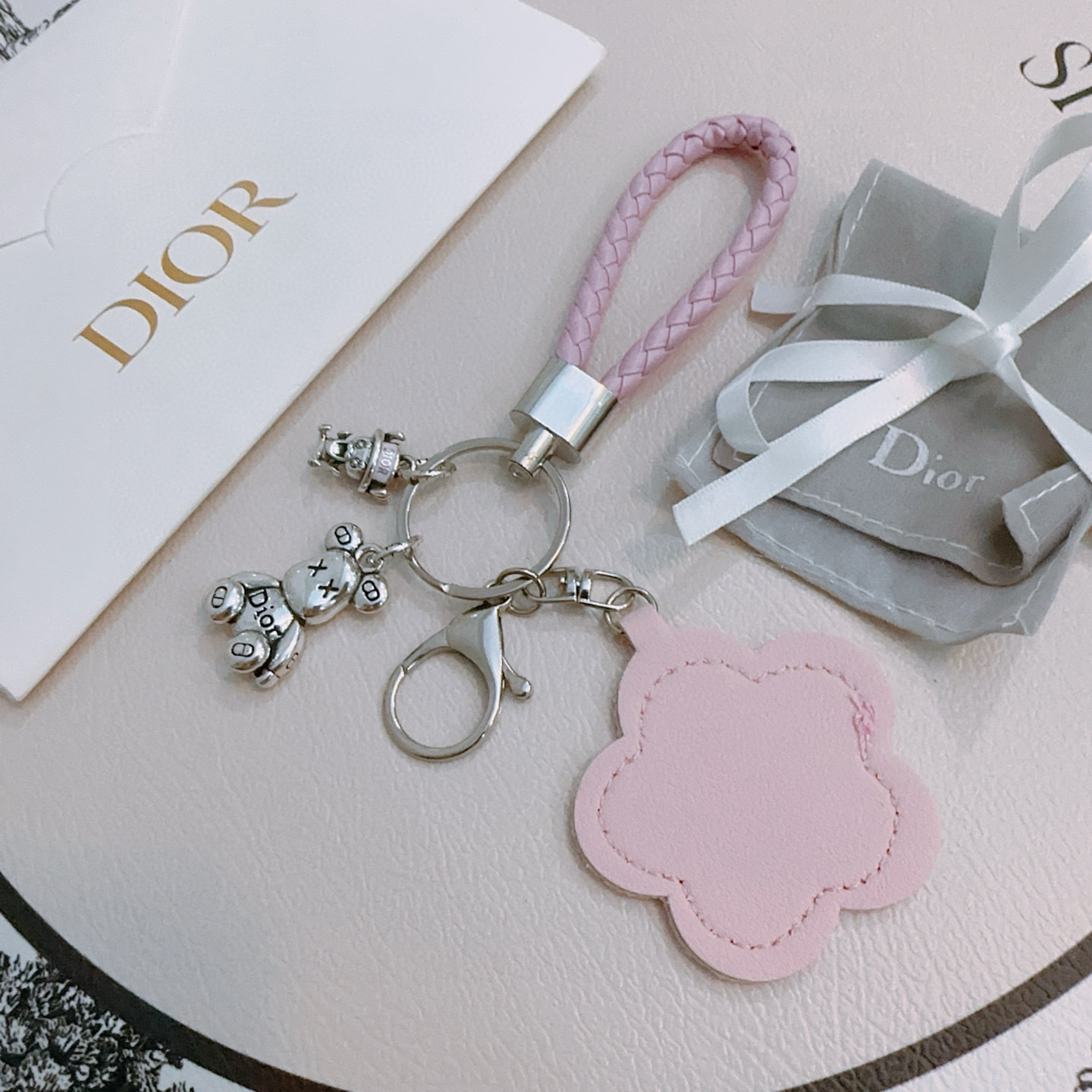 디올 열쇠고리 키링