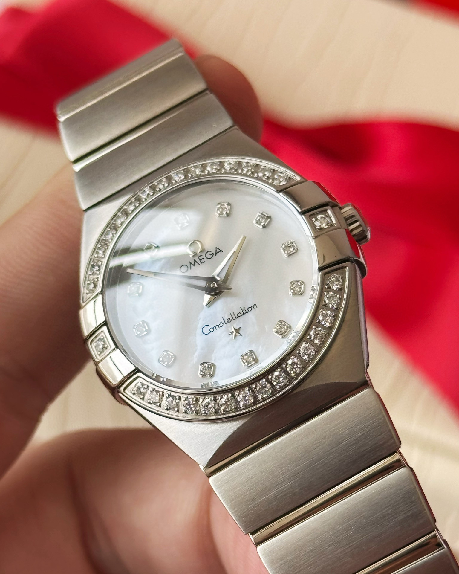 오메가 미러급 여자시계