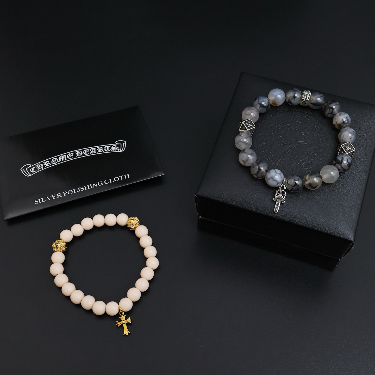 크롬하츠 2컬러 팔찌