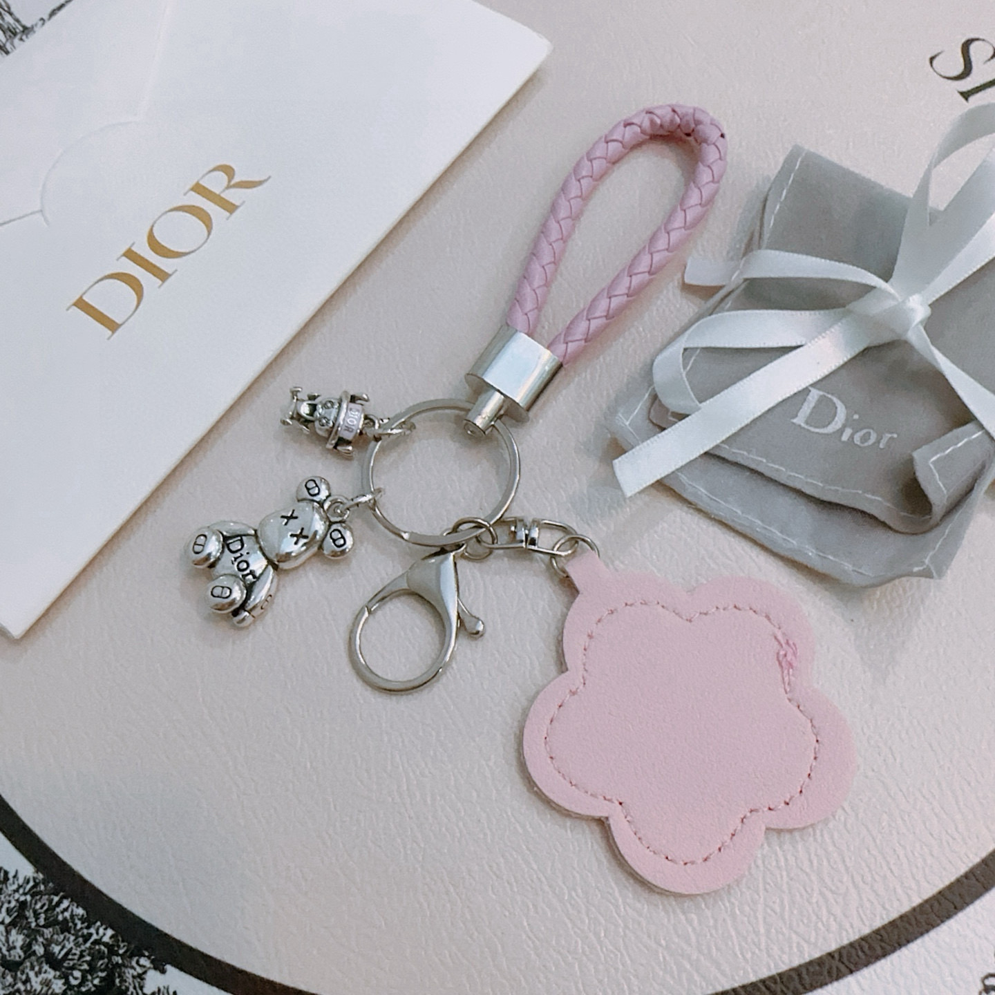 디올 열쇠고리 키링