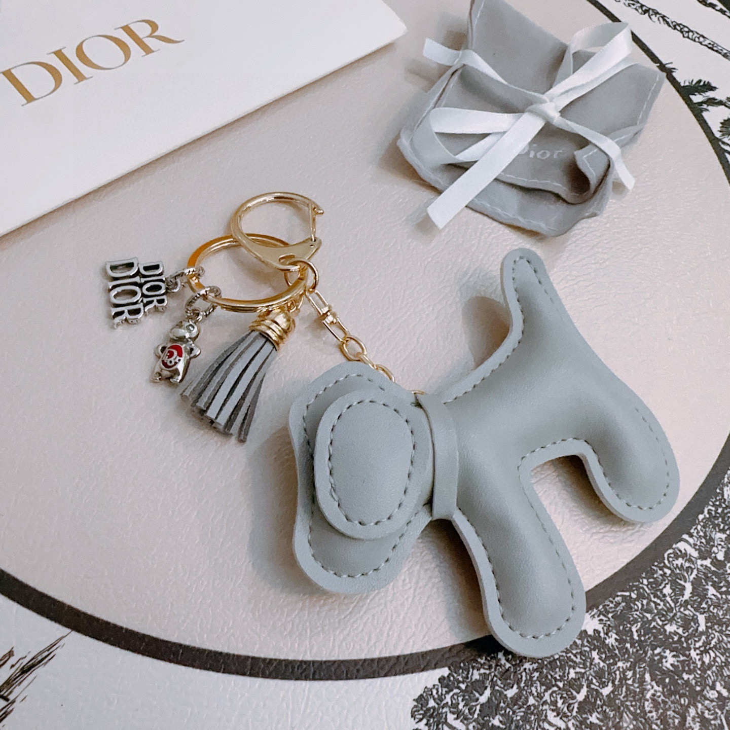 디올 열쇠고리 키링