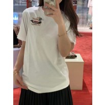 버버리 여자 반팔티