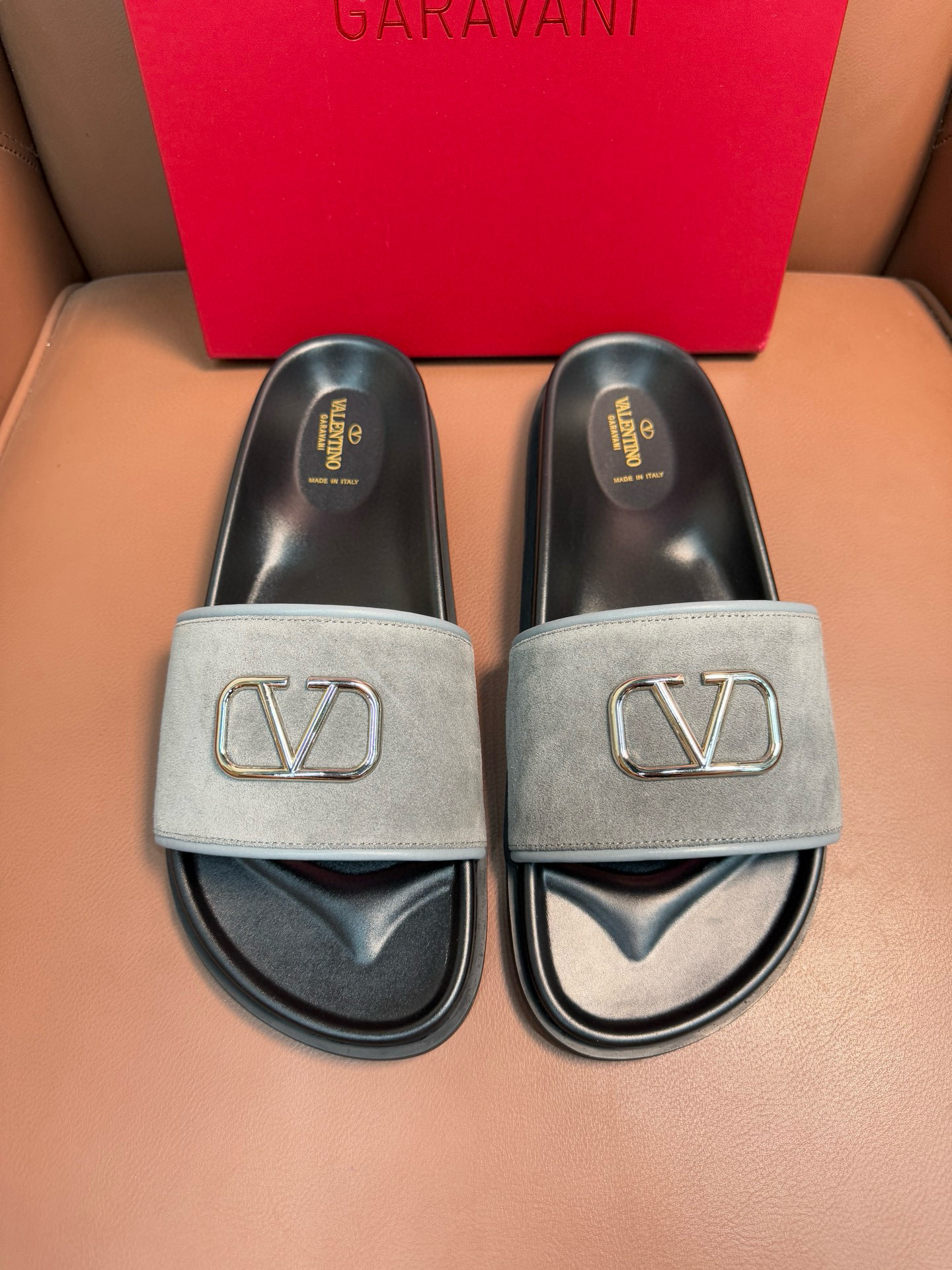 발렌티노 남자 슬리퍼