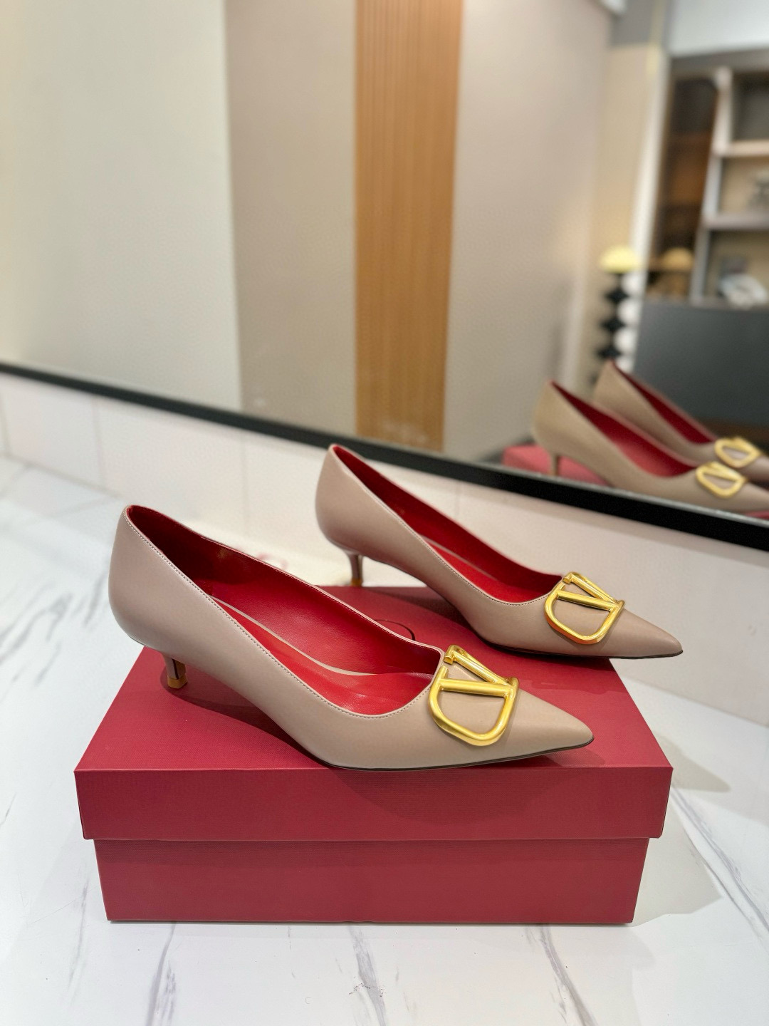 발렌티노 4.5cm 여자 신발 구두