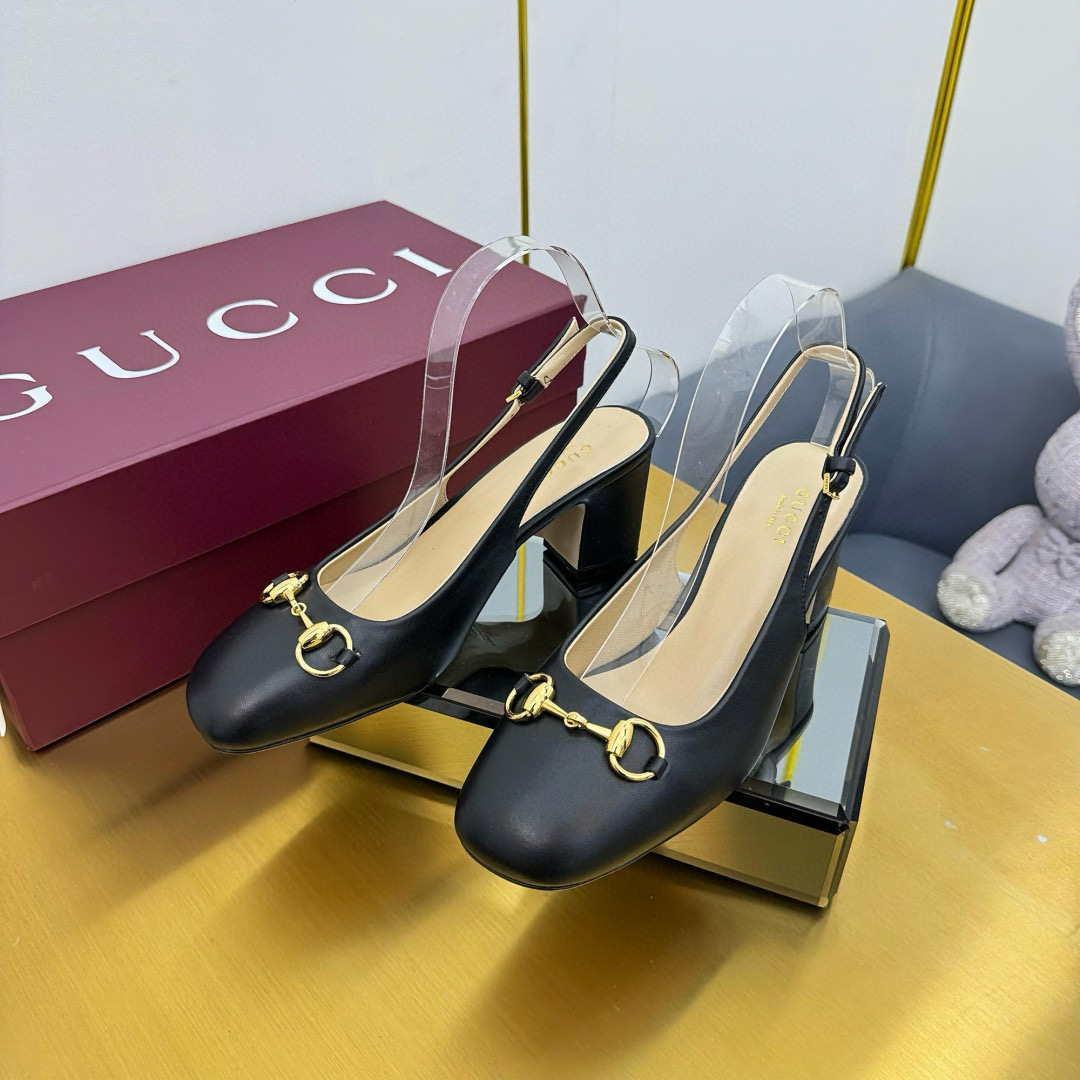 구찌 6.5cm 여자 신발 구두