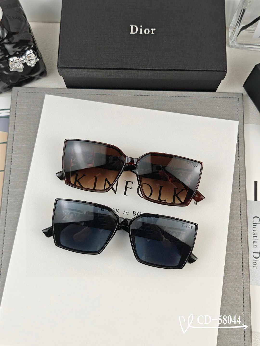 디올 2컬러 선글라스