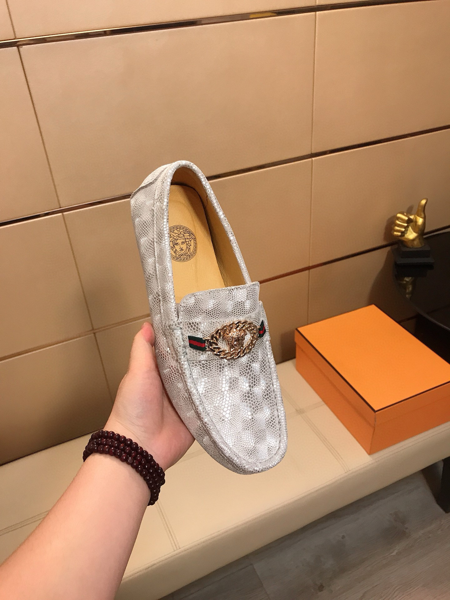 베르사체 남자 스니커즈 신발 운동화