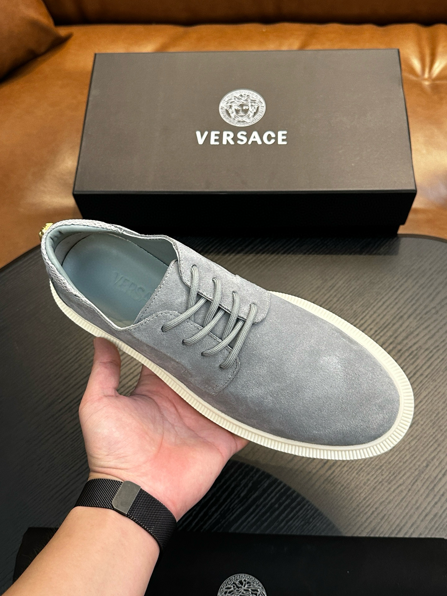 베르사체 남자 스니커즈 신발 운동화