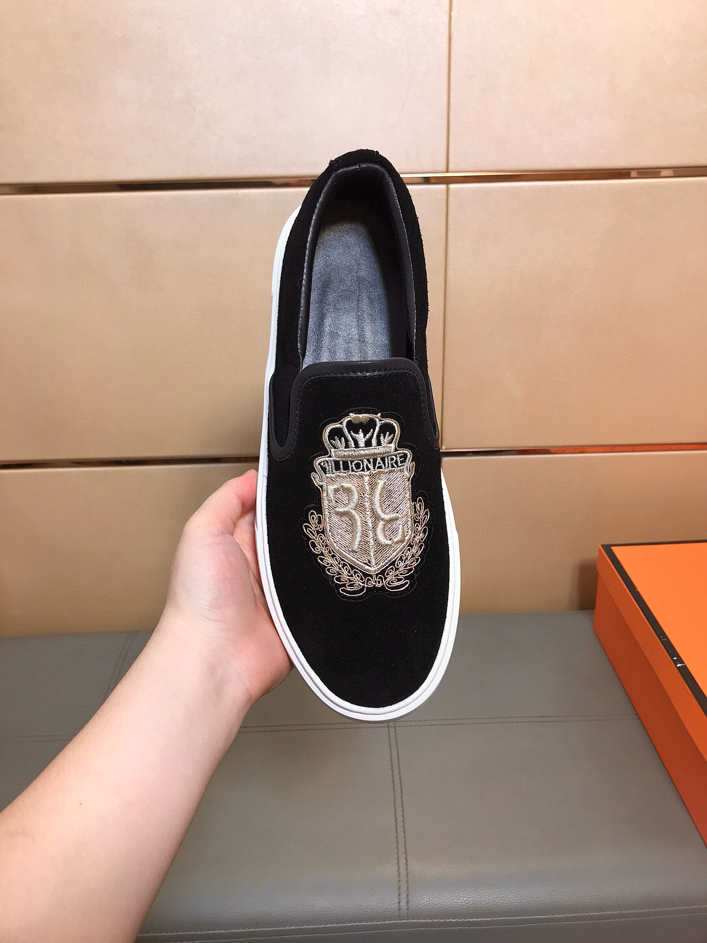 베르사체 남자 스니커즈 신발 운동화