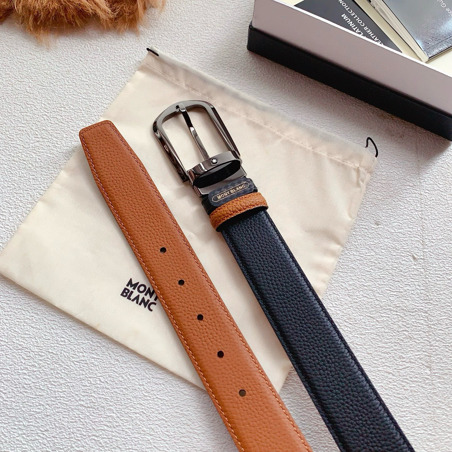 몽블랑 남자 벨트