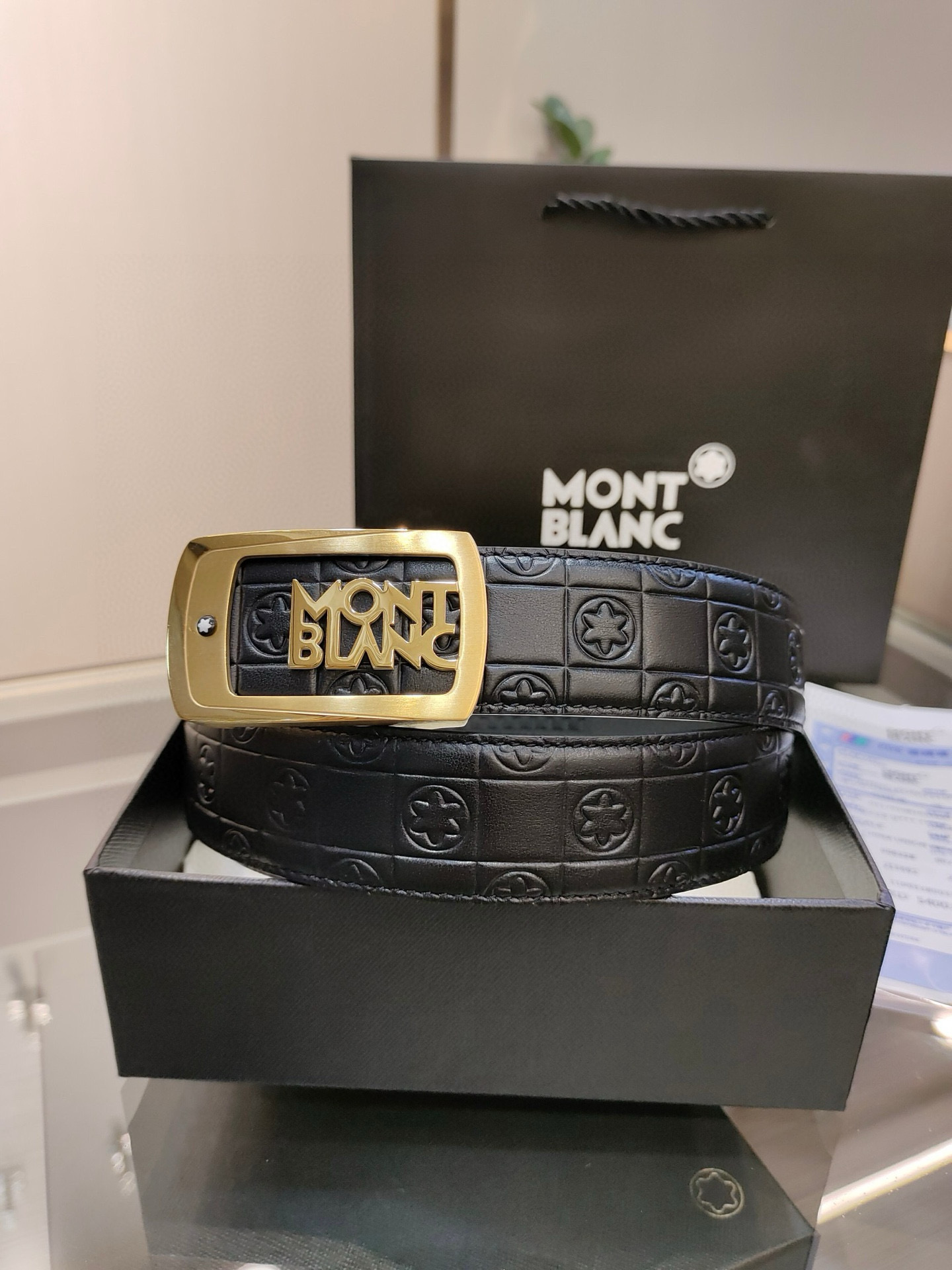 몽블랑 남자 벨트
