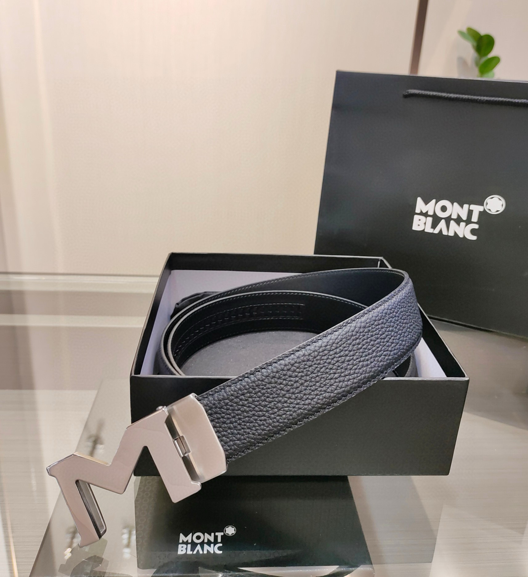 몽블랑 남자 벨트