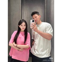 발렌시아가 남녀공용 반팔티