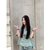 발렌시아가 남녀공용 반팔티