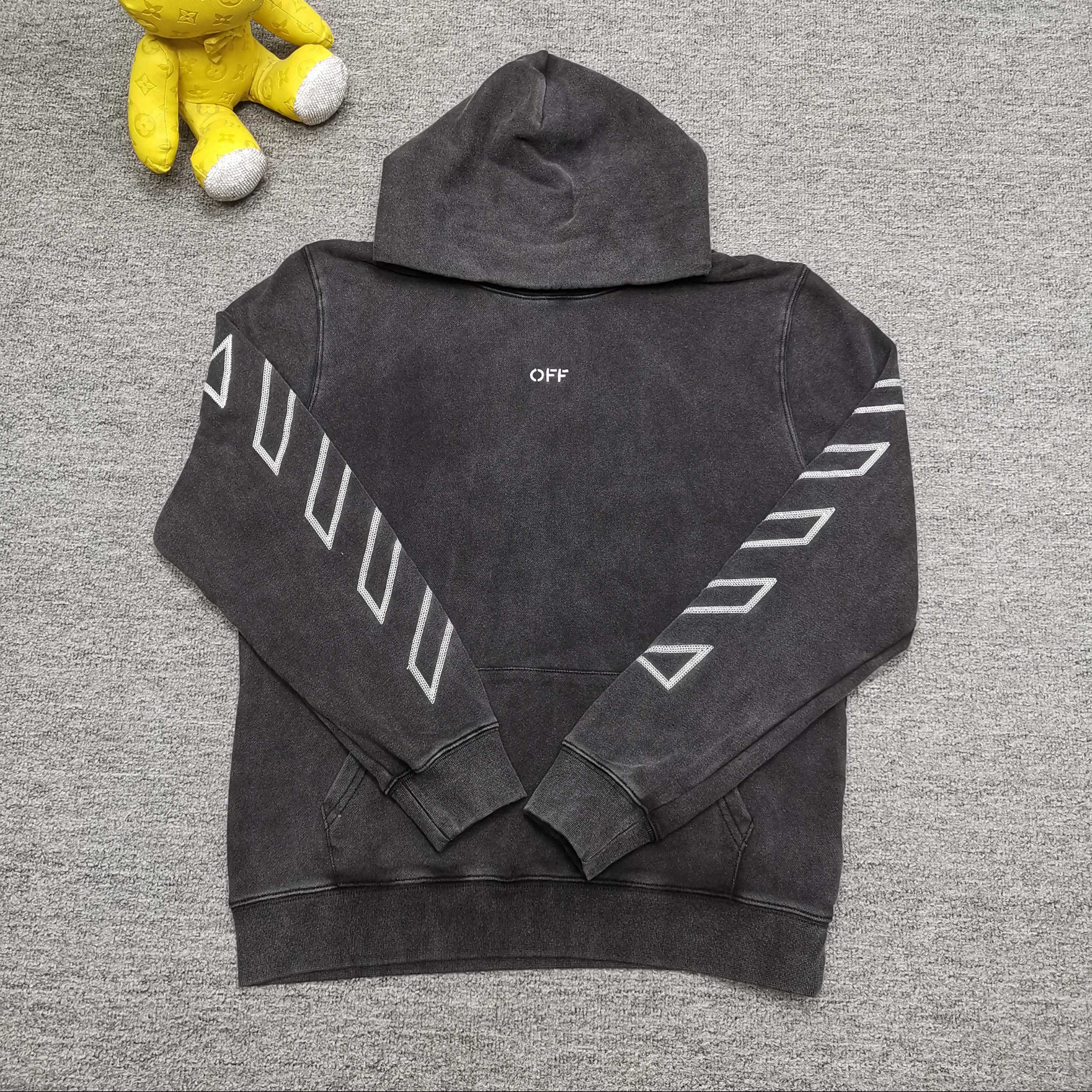 오프화이트 남녀공용 후드티 맨투맨