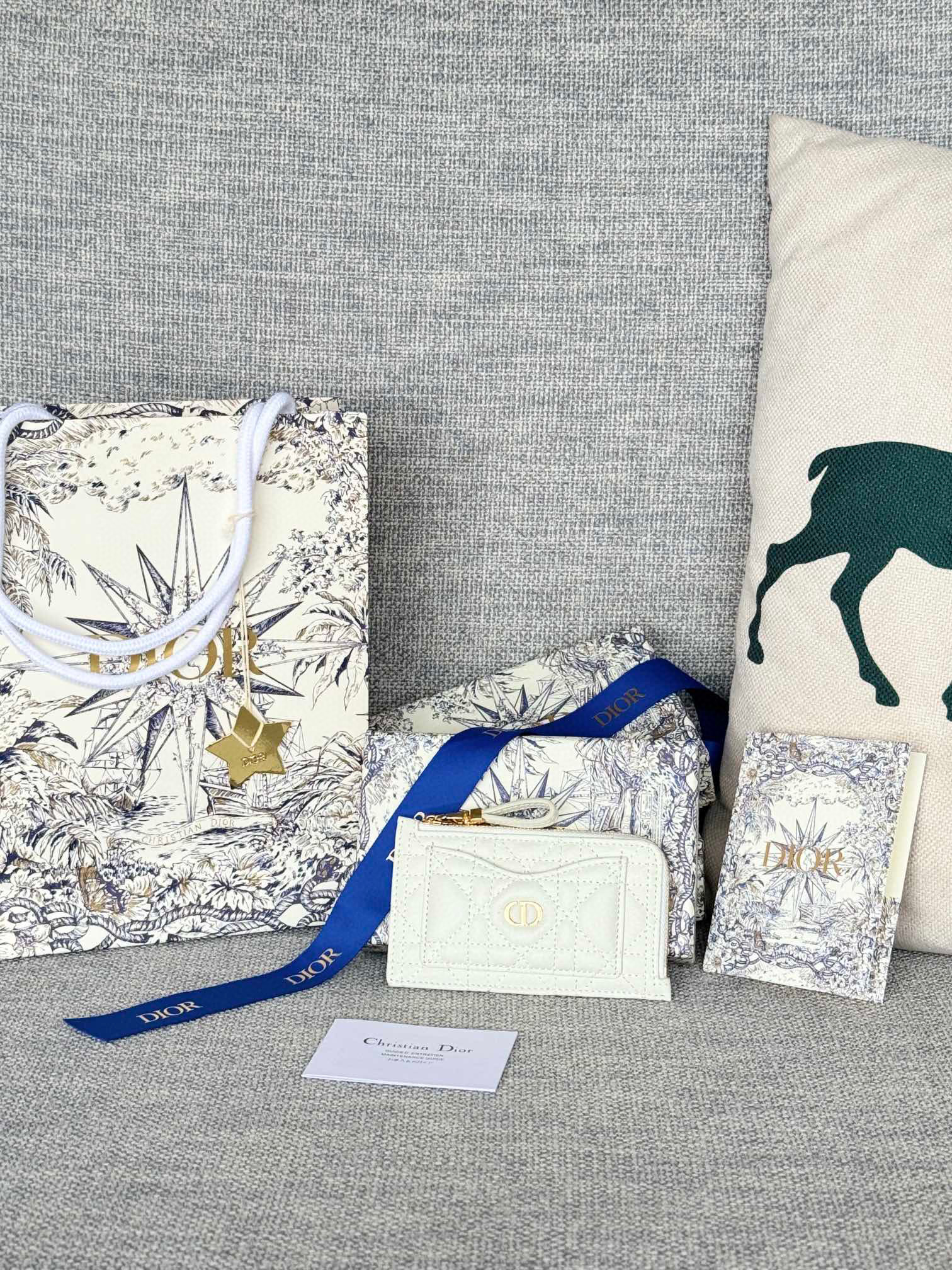 디올 S5131 여자 카드지갑 머니클립