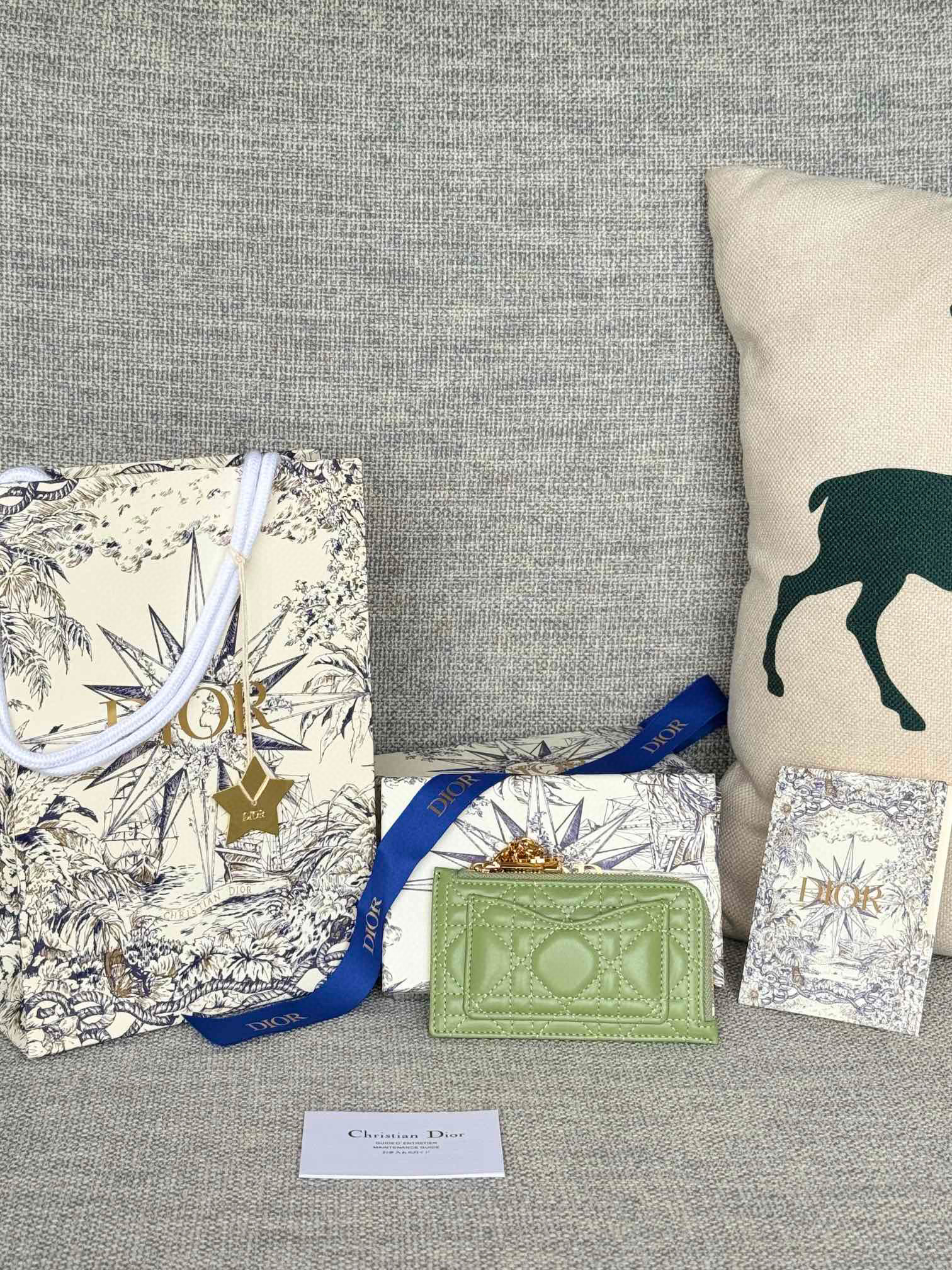 디올 S0965 여자 카드지갑 머니클립