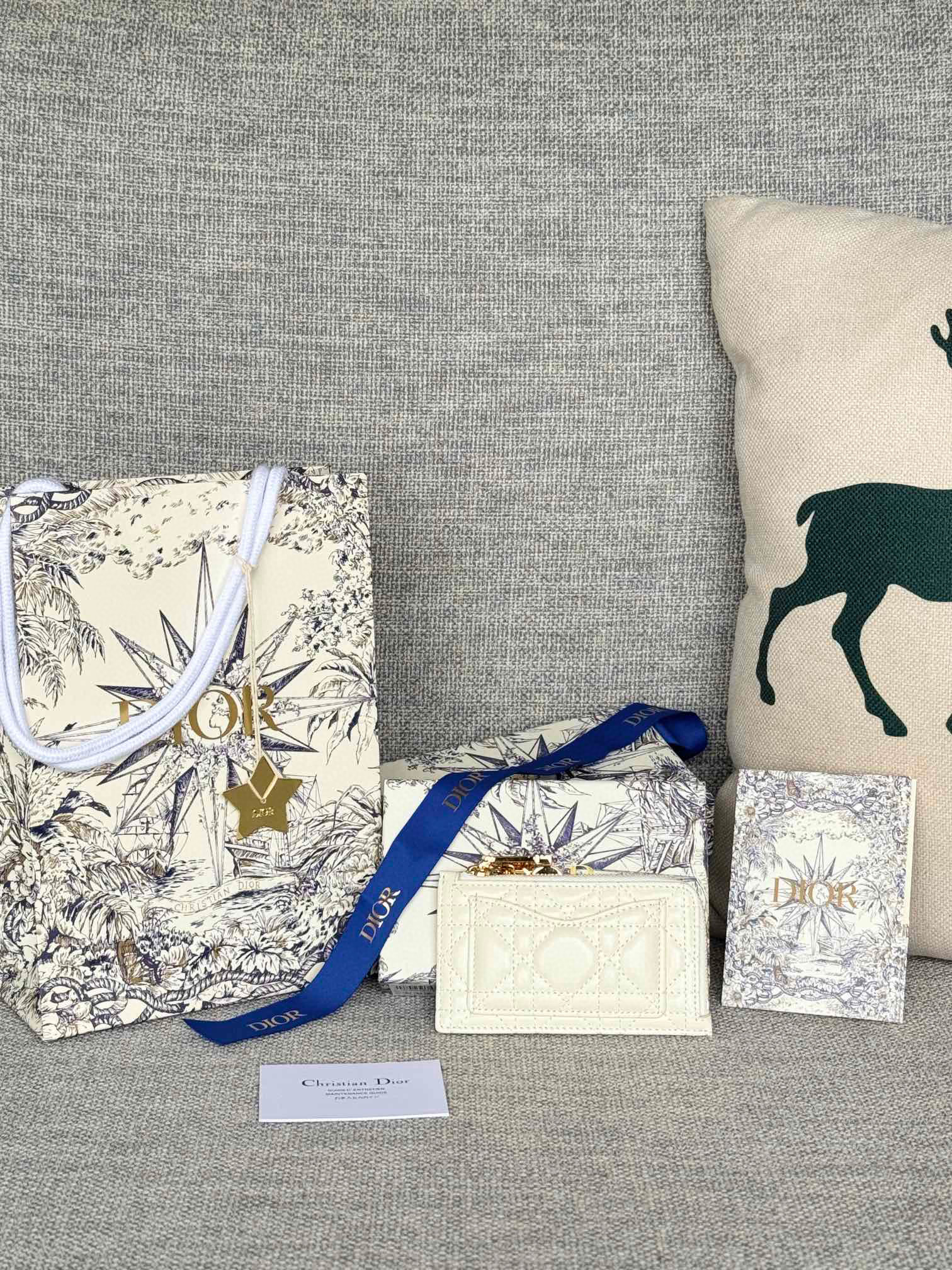 디올 S0965 여자 카드지갑 머니클립