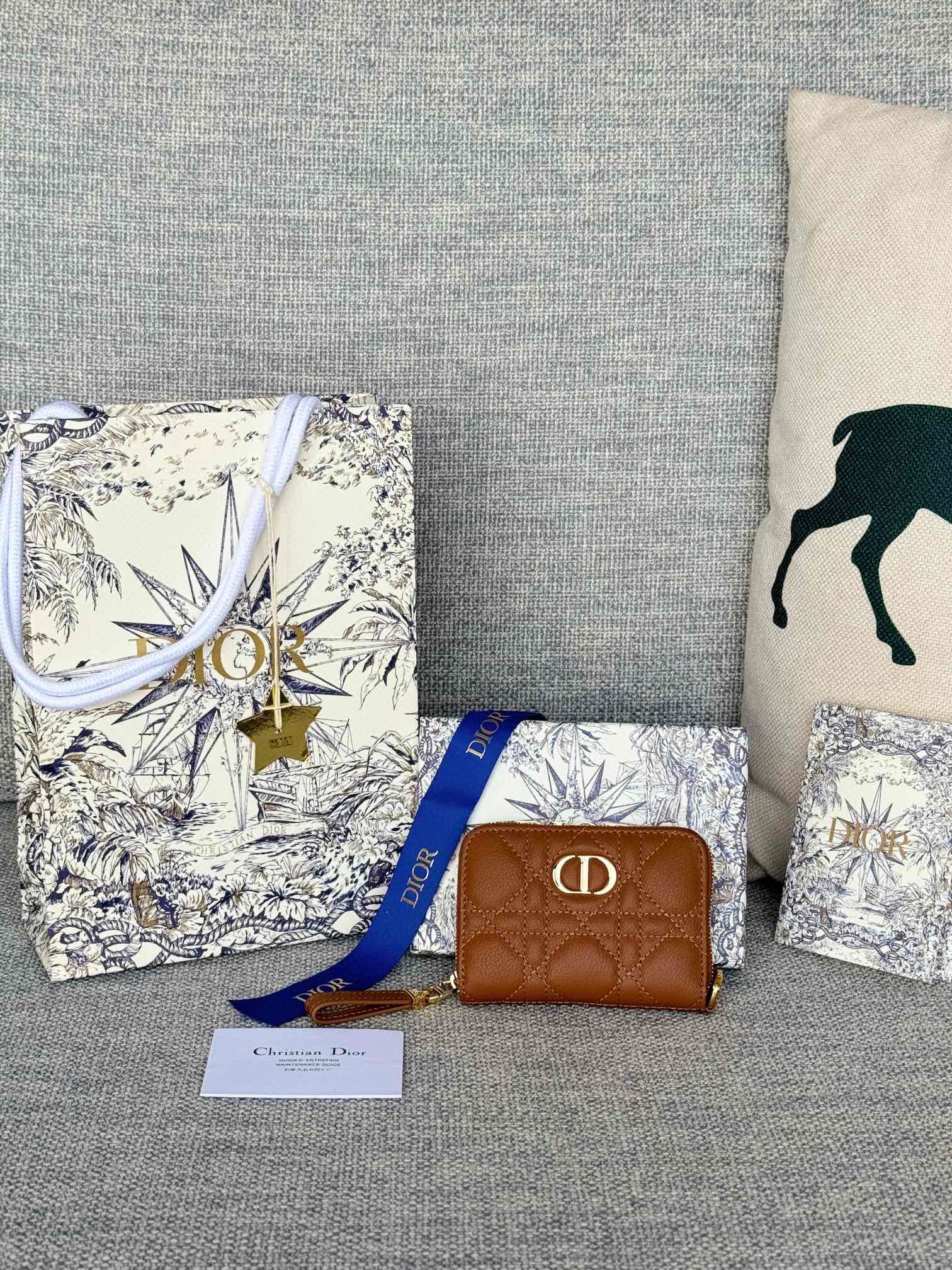 디올 S5034 여자 카드지갑 머니클립