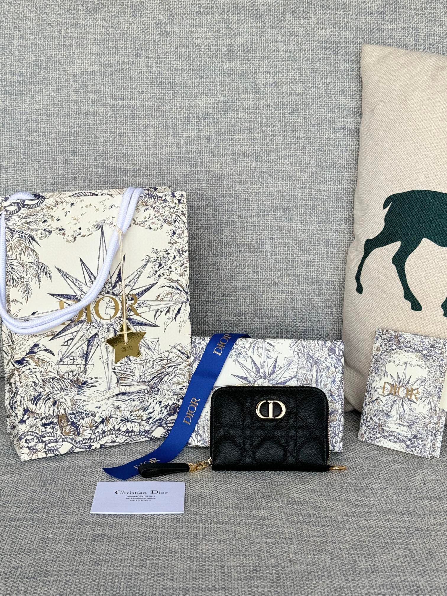 디올 S5034 여자 카드지갑 머니클립