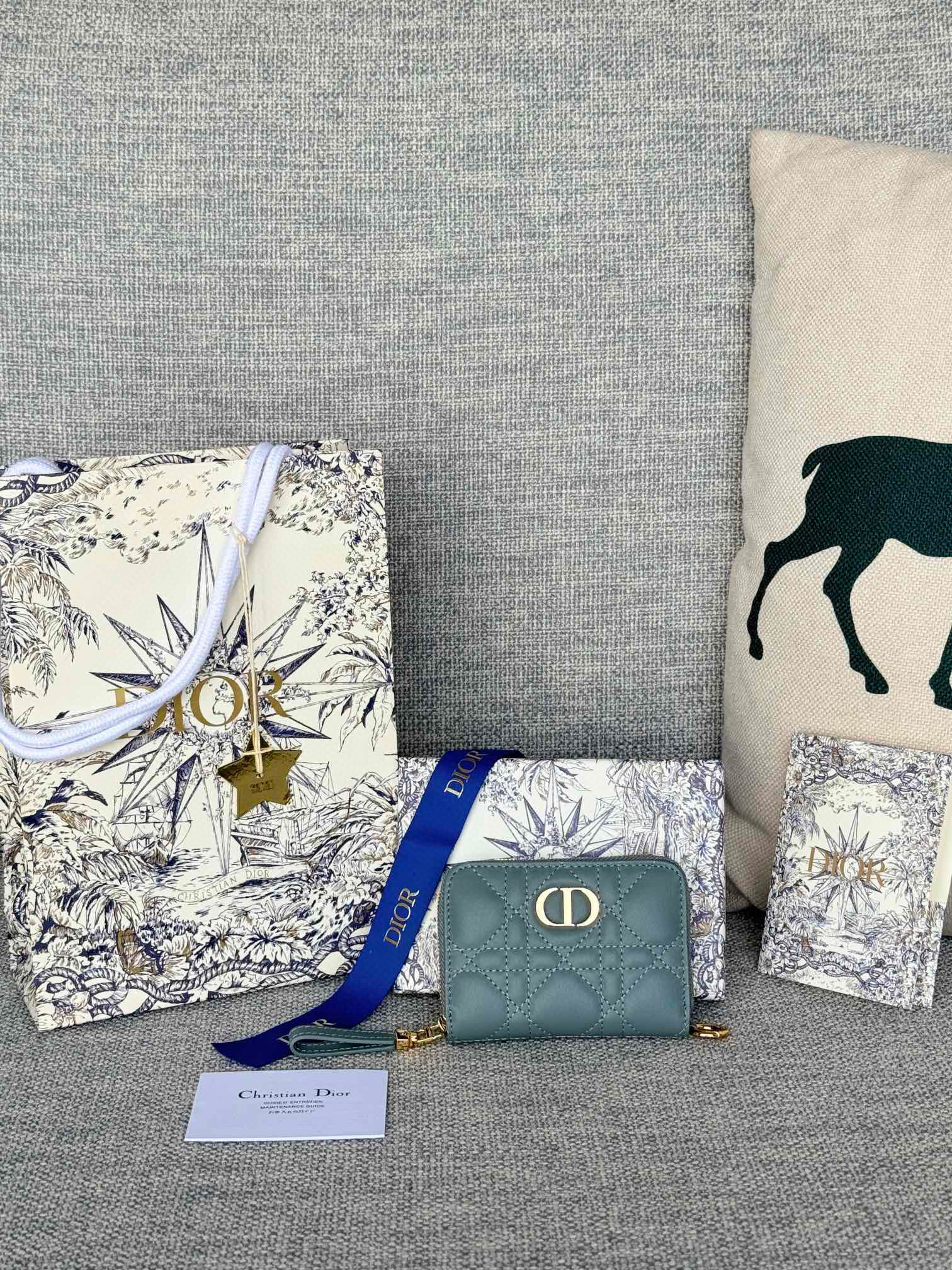 디올 S5034 여자 카드지갑 머니클립